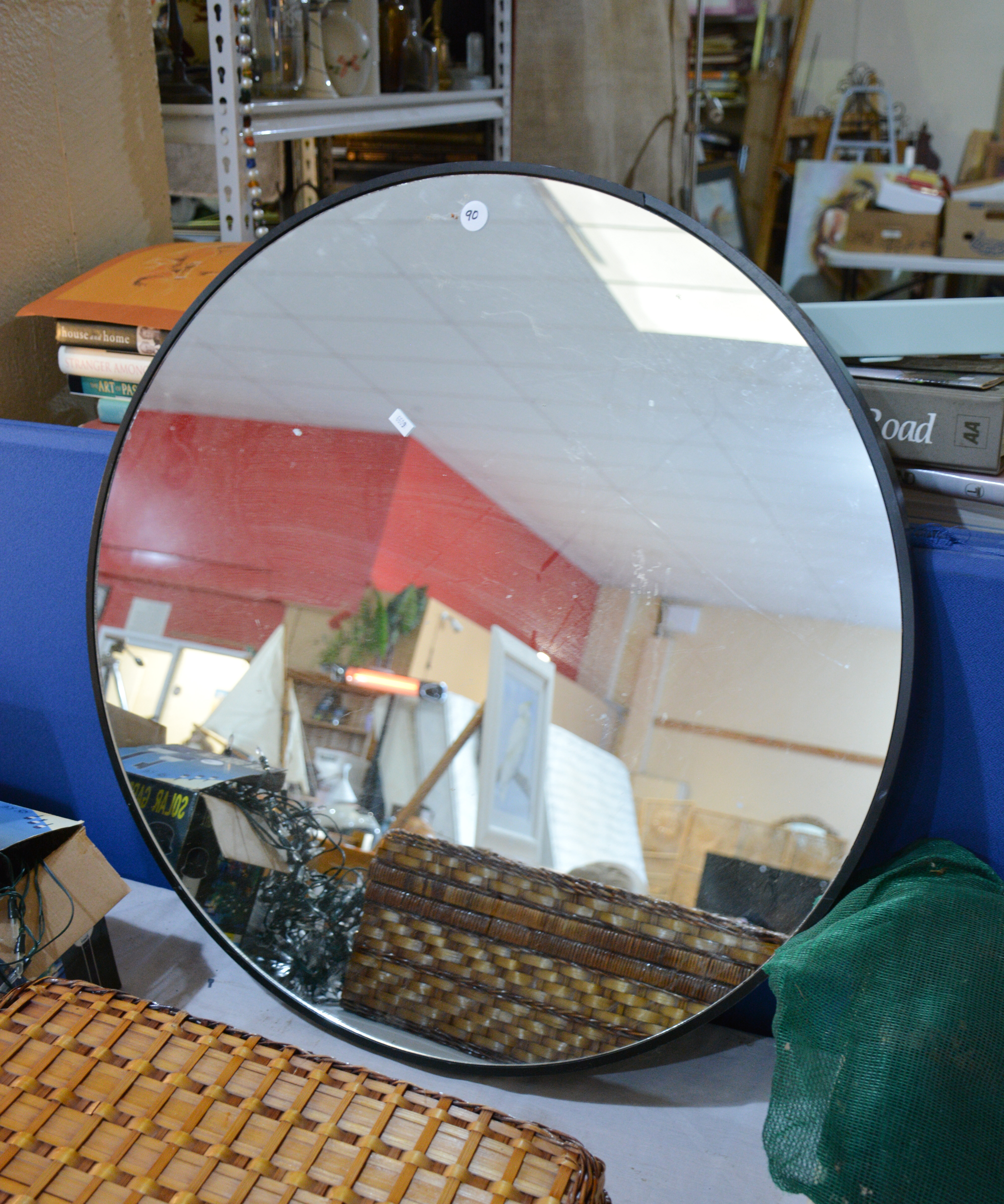 Large Round Mirror — sold at auction in New Zealand for $10