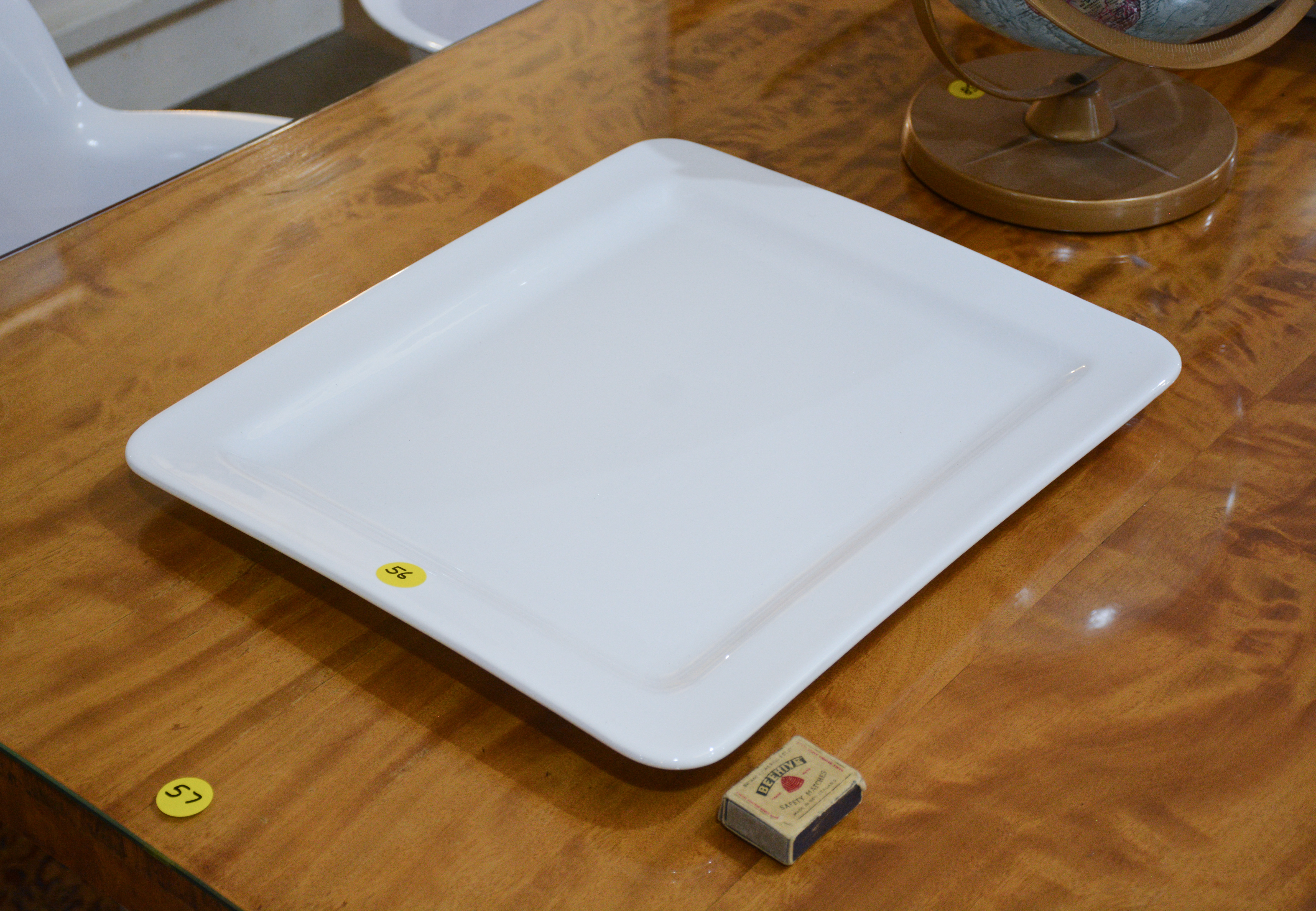 Large White China Serving Platter — NZ auction result