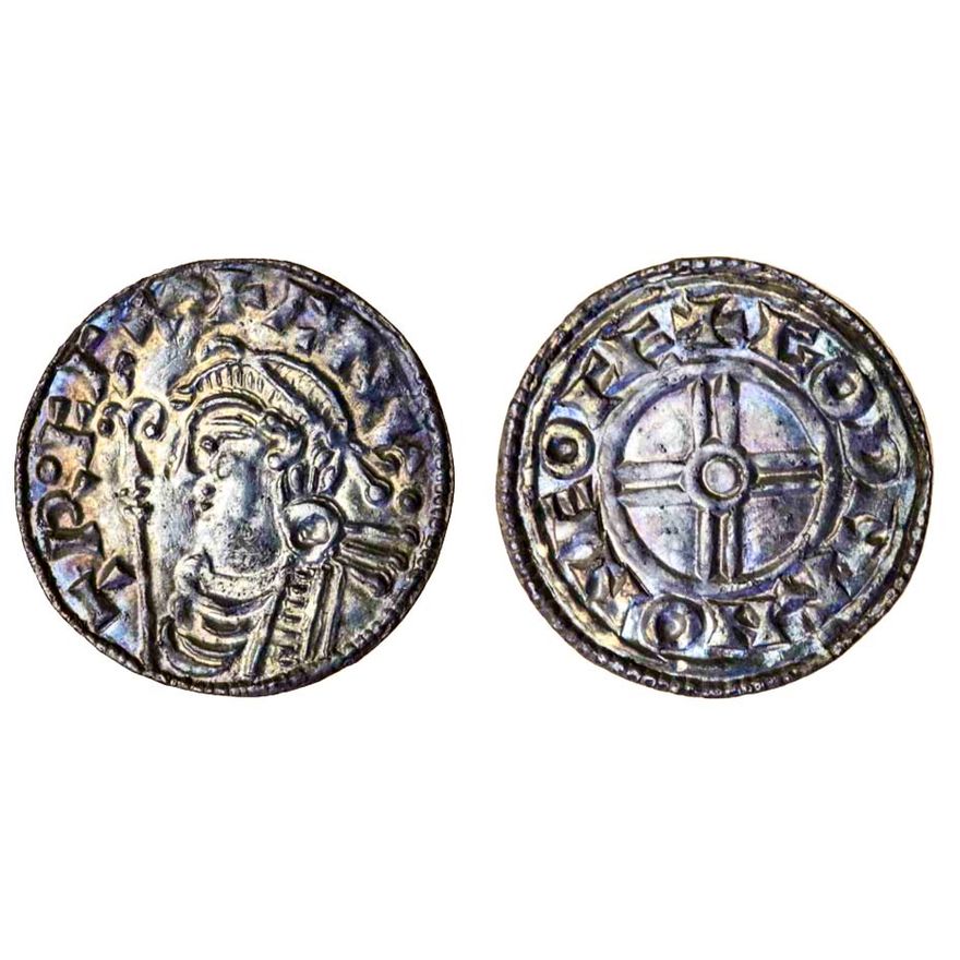NGC MS64 | Cnut 'the Great' (1016-1035/36), 'Short Cross' Type, Penny ...