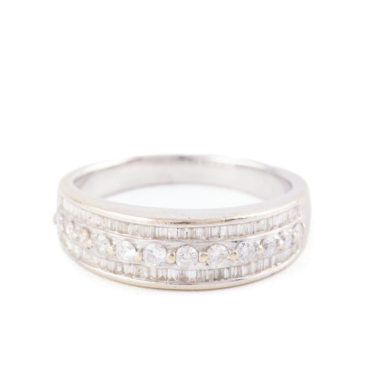 Half Carat Diamond Ring Ring 18ct