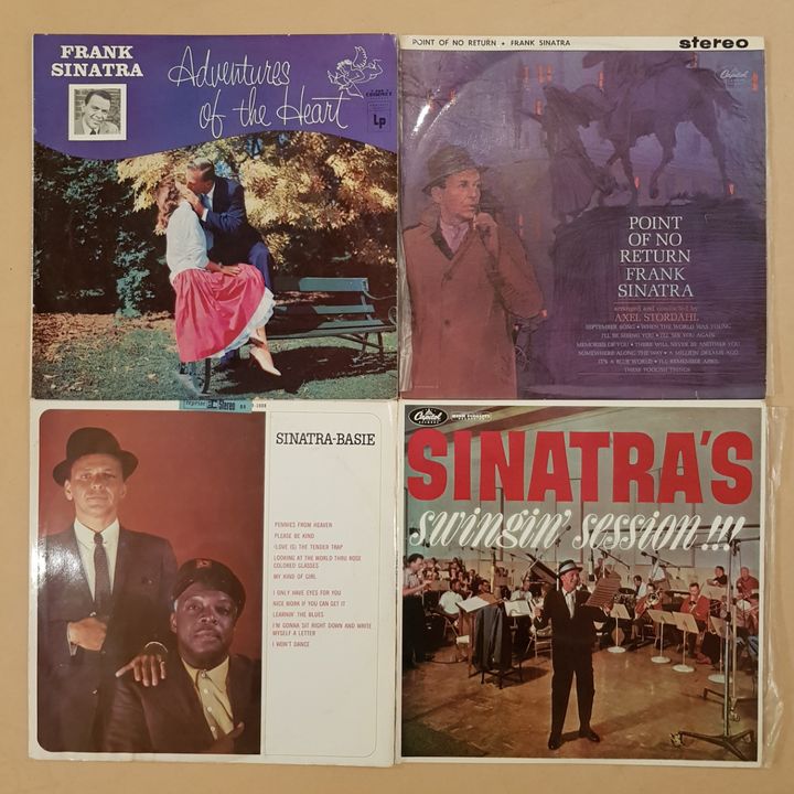 Frank Sinatra Vinyl Records (x4)