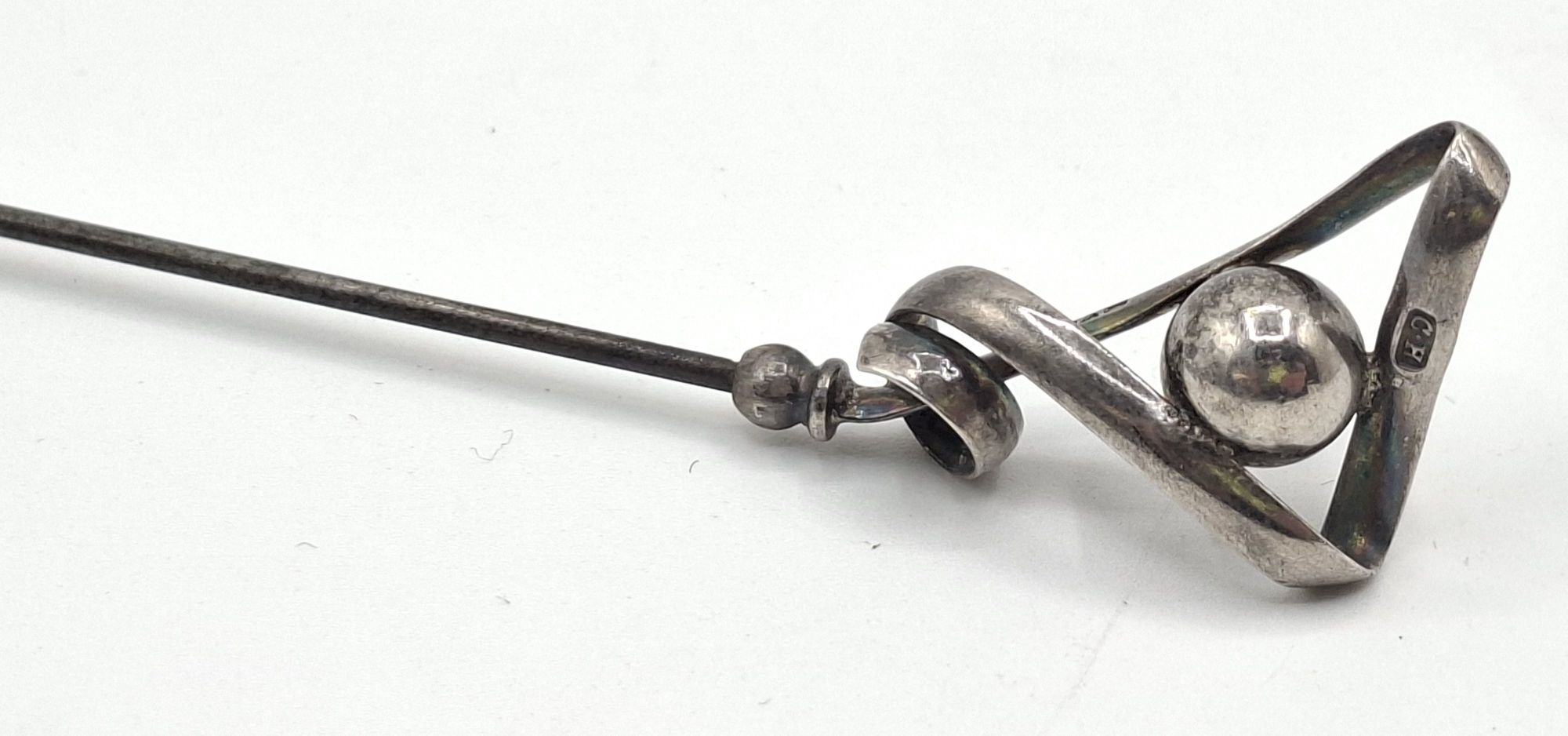 1159 · CHARLES HORNER STERLING SILVER HAT PIN