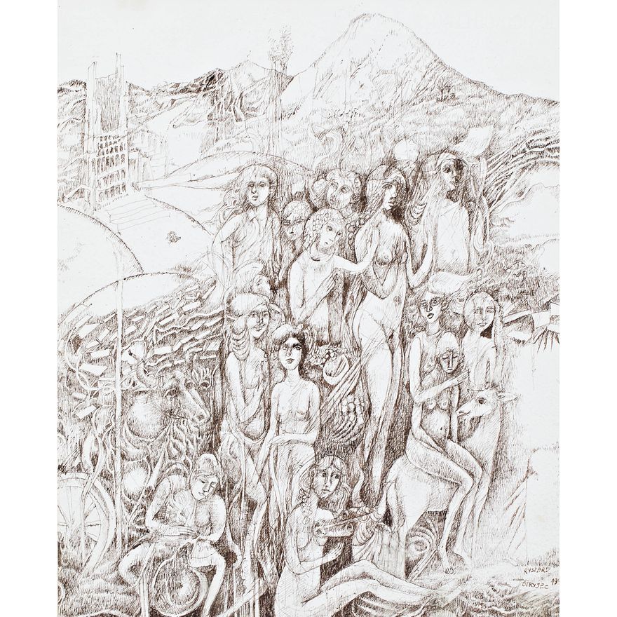 Ryszard Stryjec | Kompozycja symboliczna, 1994
