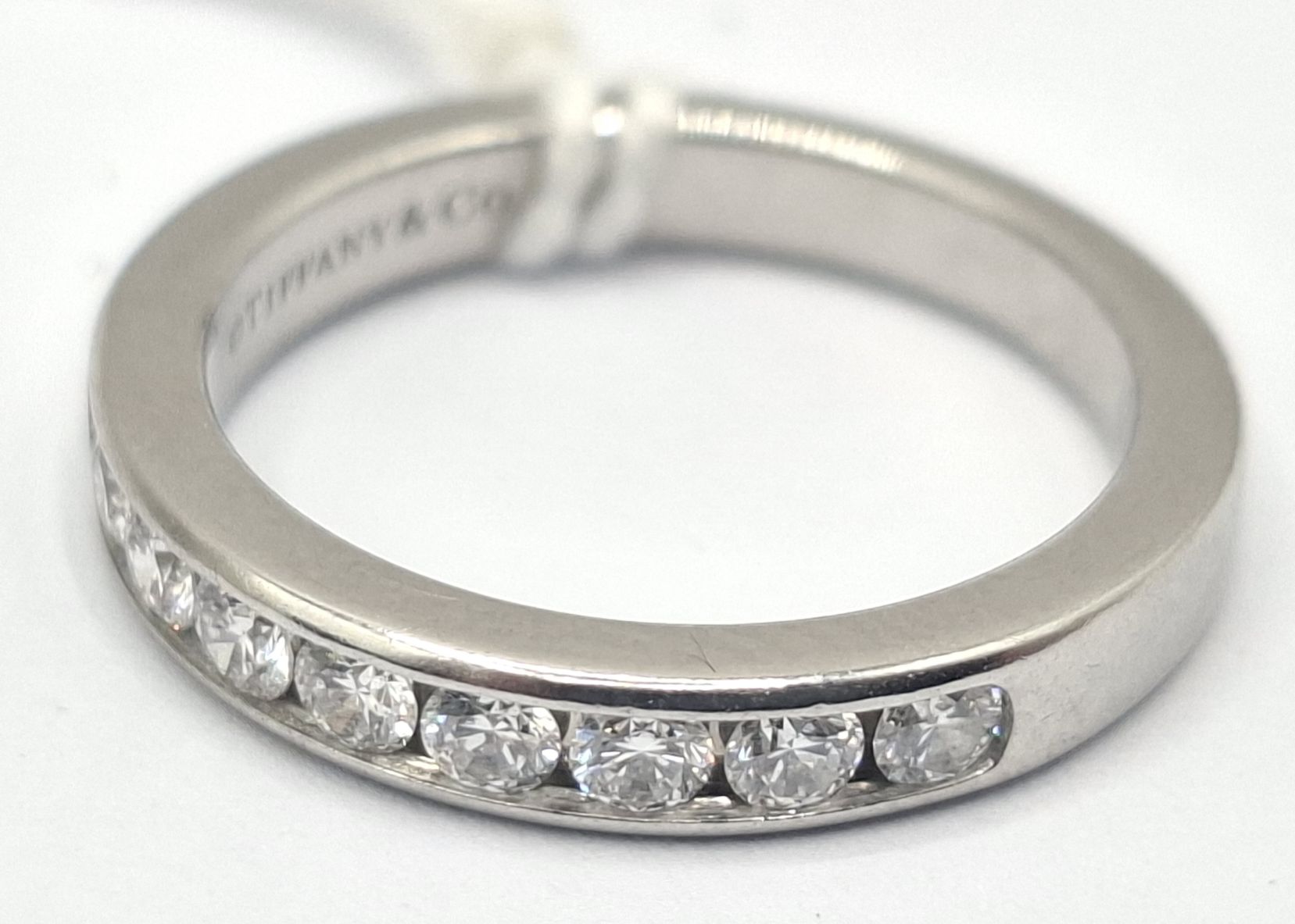 TIFFANY AND CO DIAMOND ROW RING