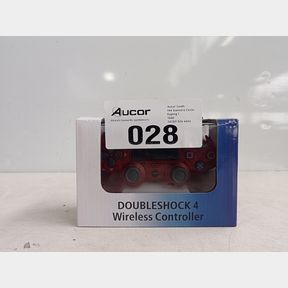 PRO GAMER WIRELESS CONTROLLER COMPATIBLE WITH PS4/ SLIM/PRO - RED TRANSPARENT -