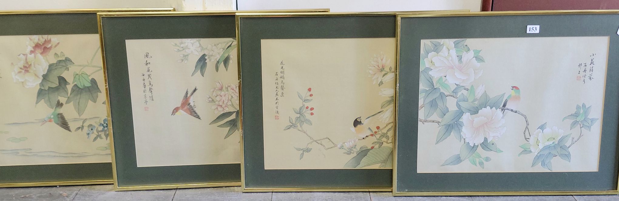 Oriental Silk Plaques