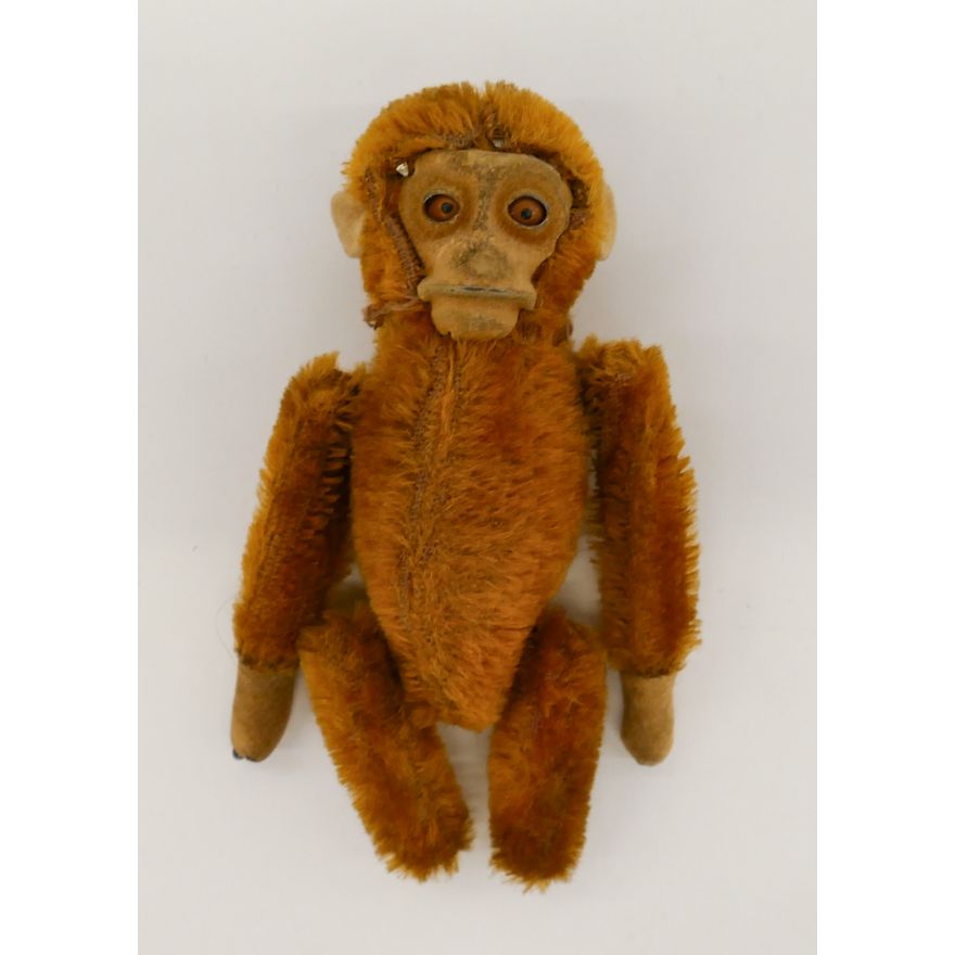 Antique Schuco Windup Mohair Monkey 5''
