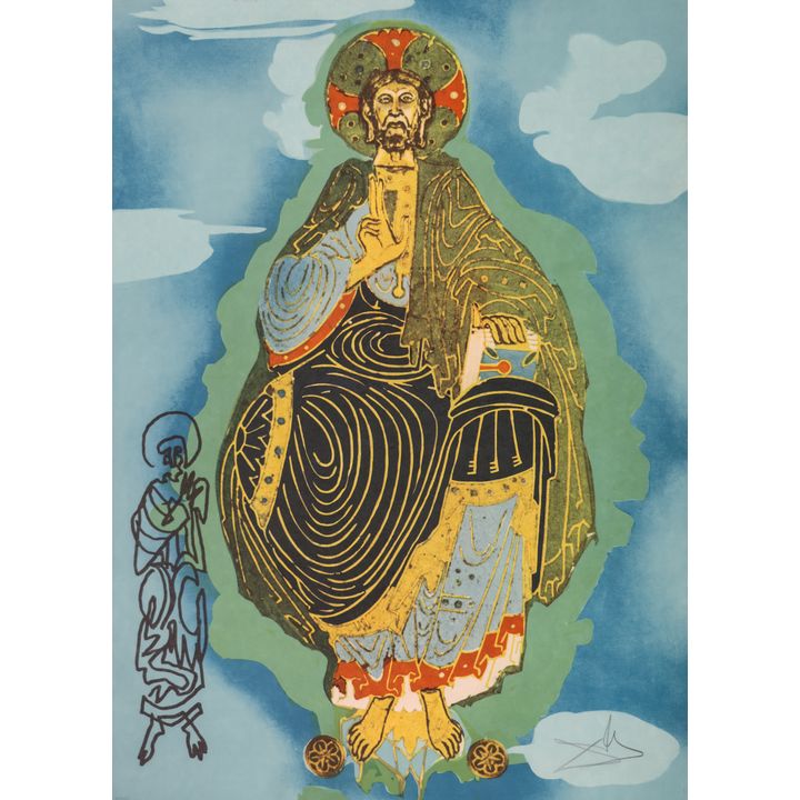 Salvador Dali ''Pantocrator, Christ in his Majesty" 1976