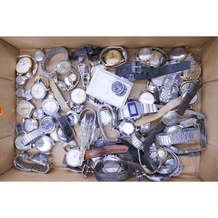 Box Vintage Timex Watches and Parts.