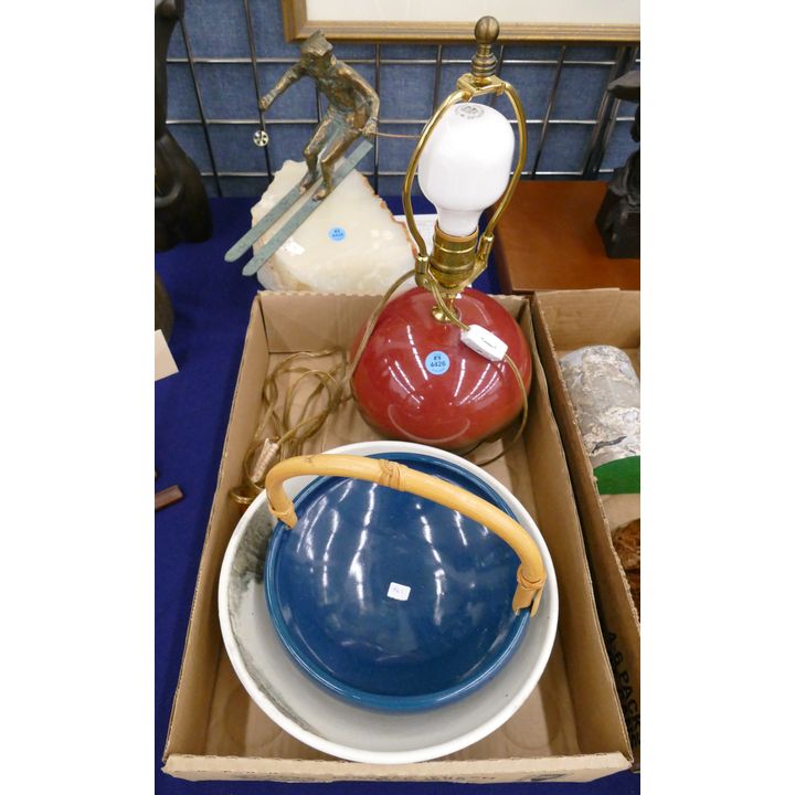 Box NW Studio Pottery and Lamp
