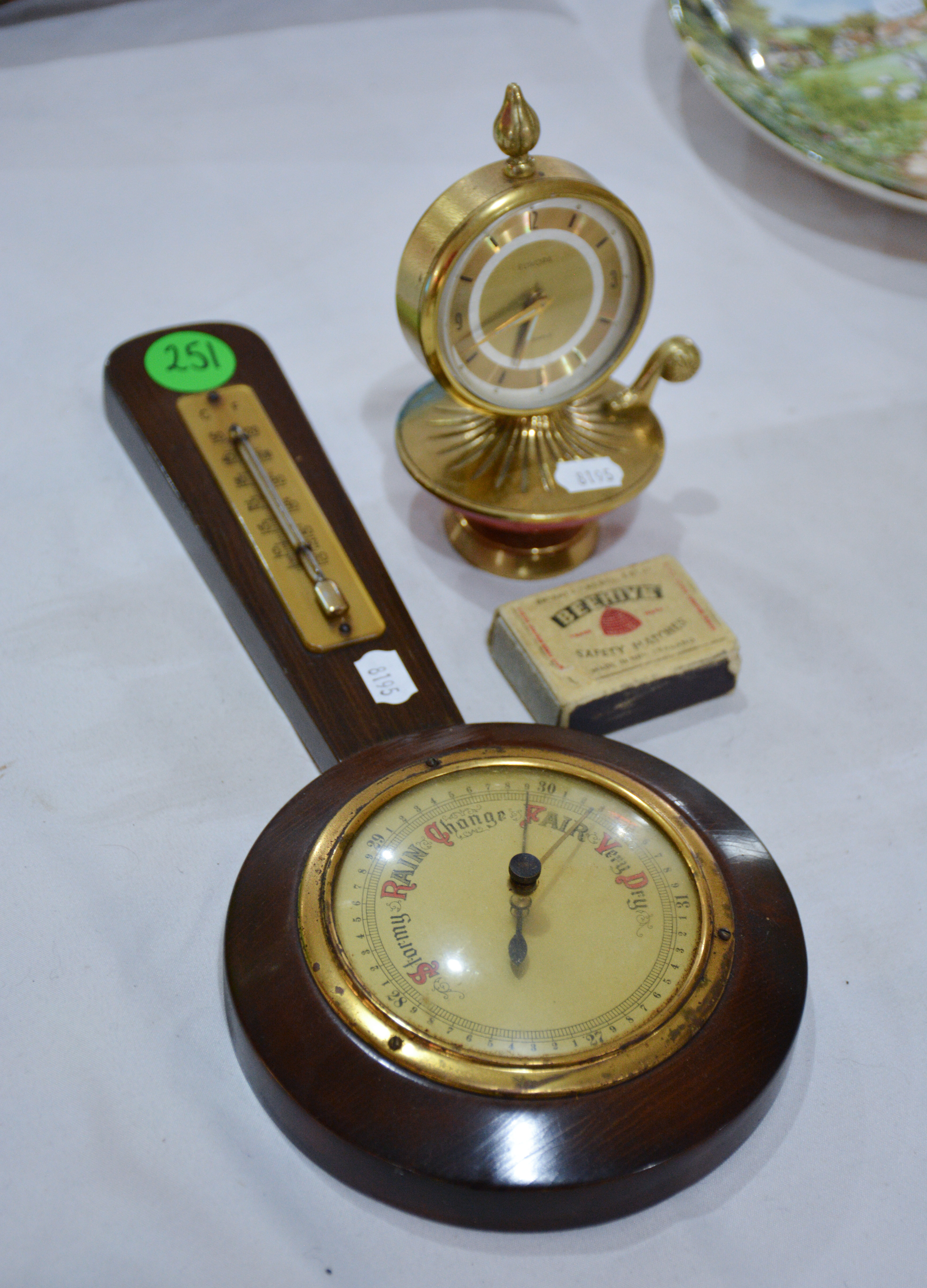 Wall Barometer and Europa Genie Clock — sold at auction in New Zealand for $25