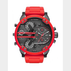 Diesel Men's Mr Daddy 2.0 Stainless Steel Chronograph Quartz Watch Red/Black |