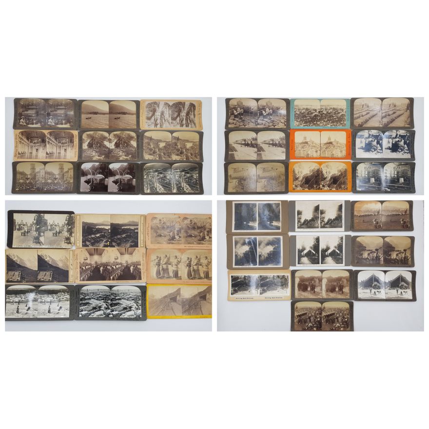 Stereograph Cards (x37)
