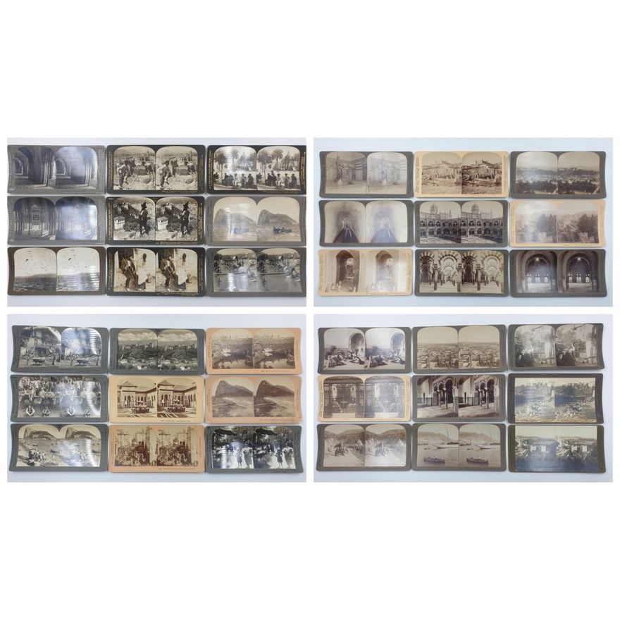 Stereograph Cards (x36)