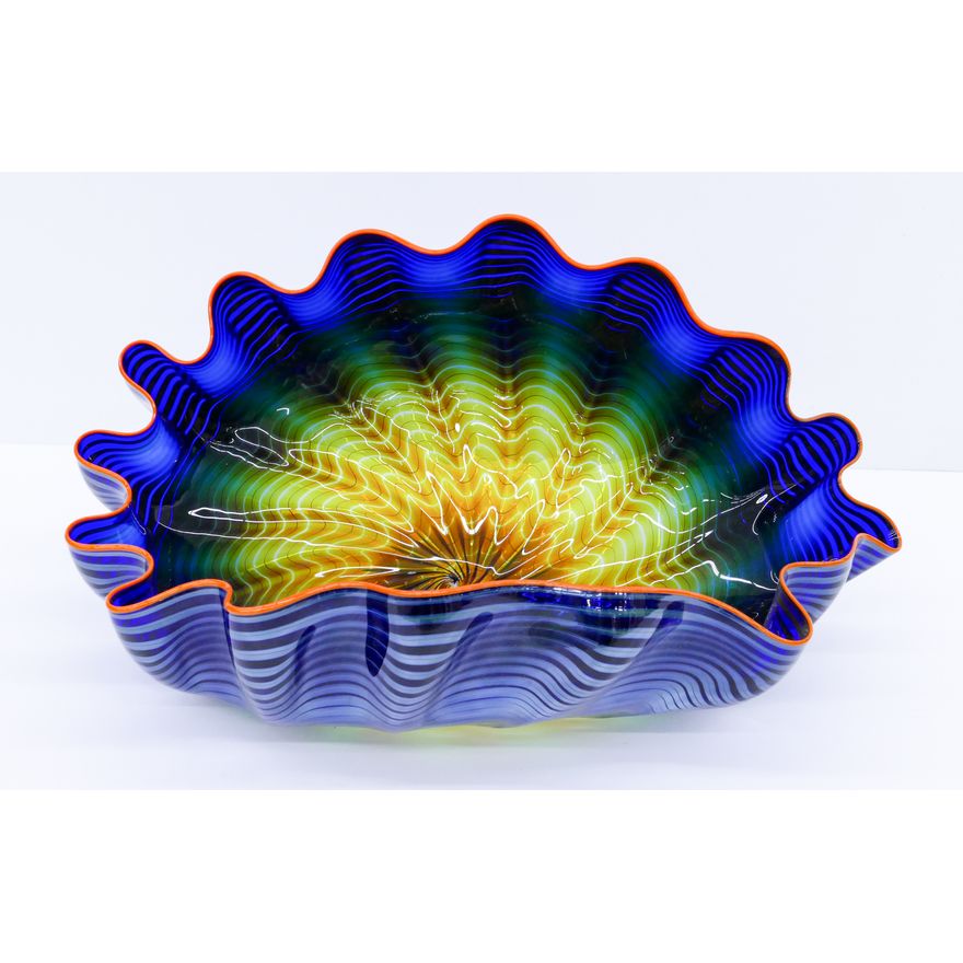 Dale Chihuly ''Ultramarine Blue Seaform'' 1995 Glass