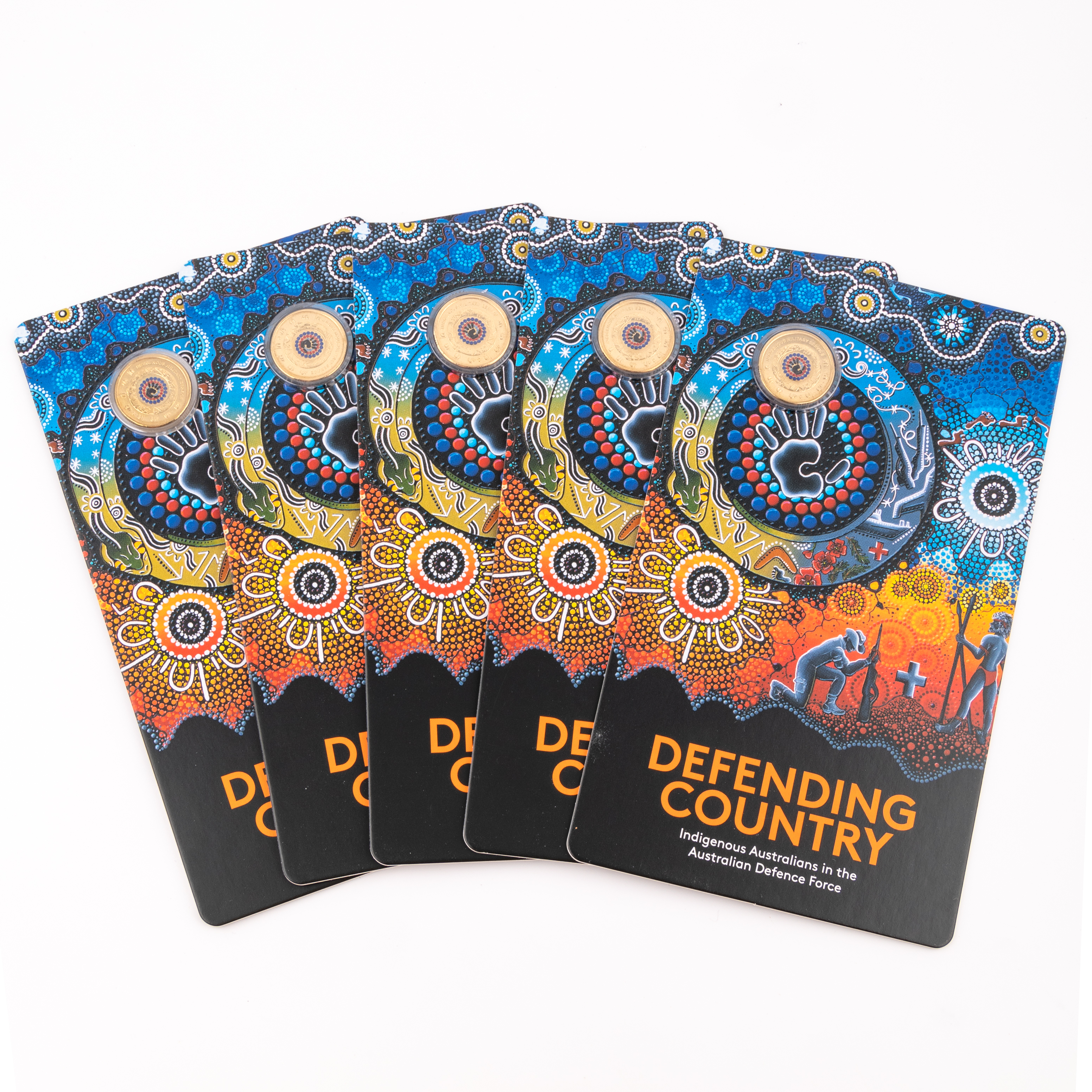 240 · Elizabeth II, Defending Country - Indigenous Australians in the ADF, Two Dollars, 2021,  UNC