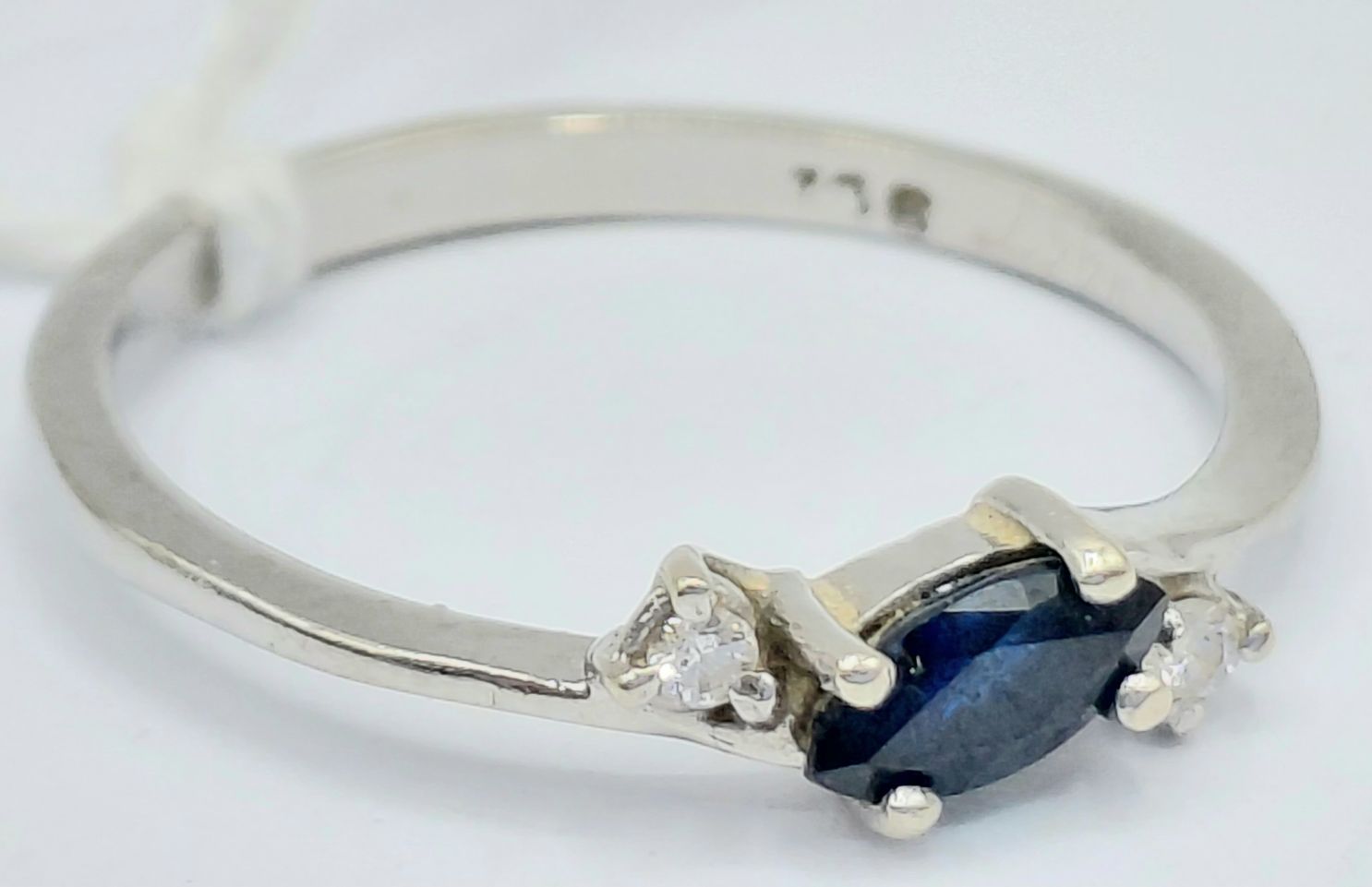 9ct Gold Sapphire And Diamond Ring