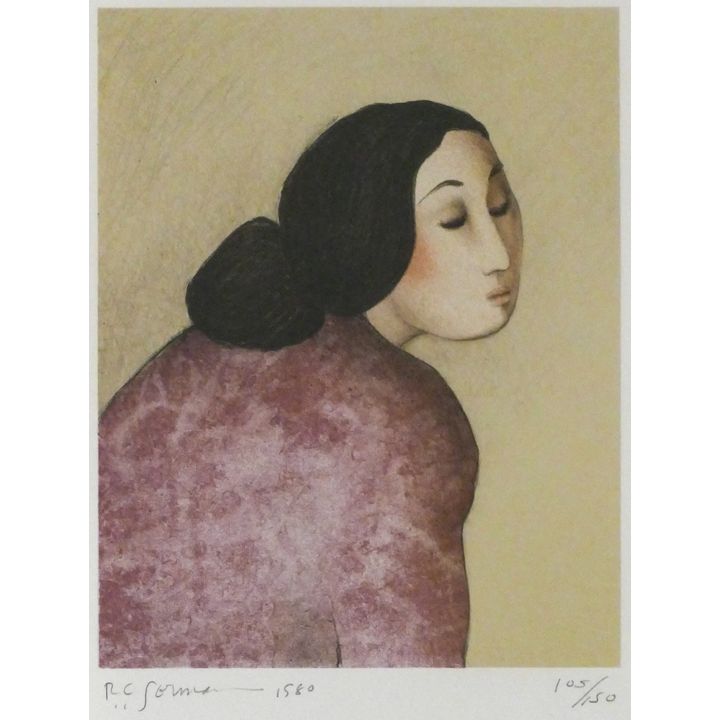 R.C. Gorman ''Cholena'' 1980 Color Lithograph