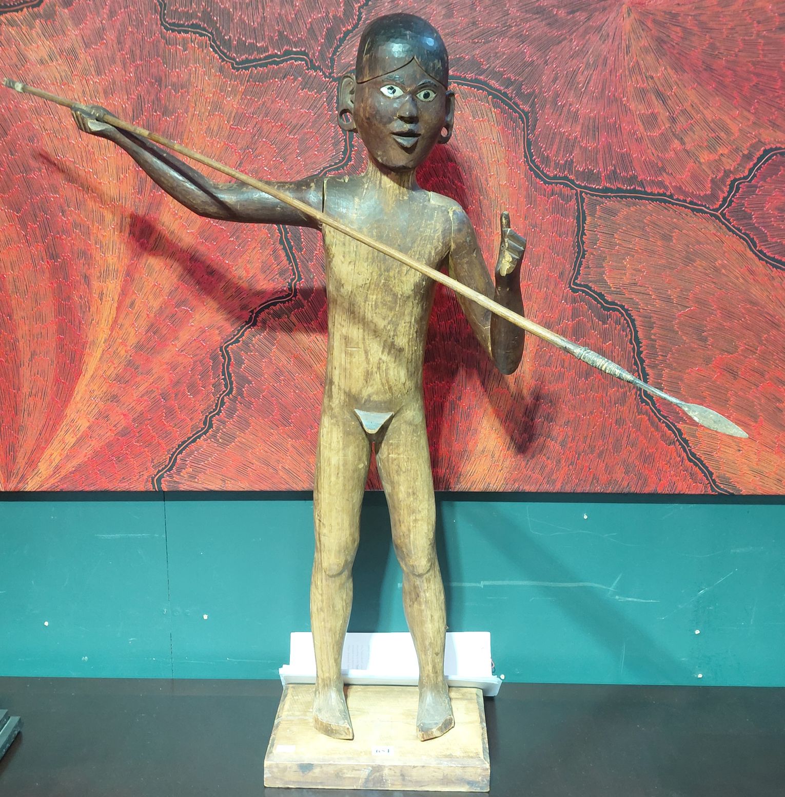 654 · RARE NICOBAR MALE CARVING