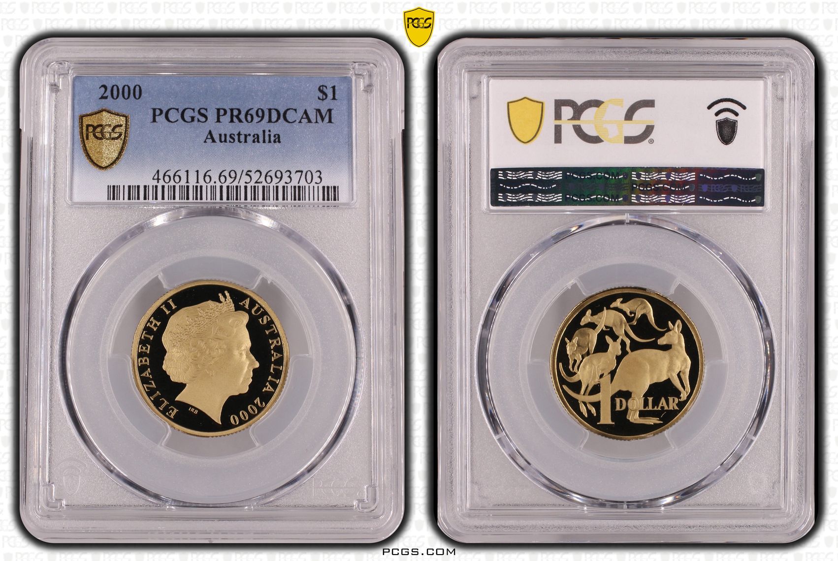One Dollar, 2000, PCGS PR69DCAM