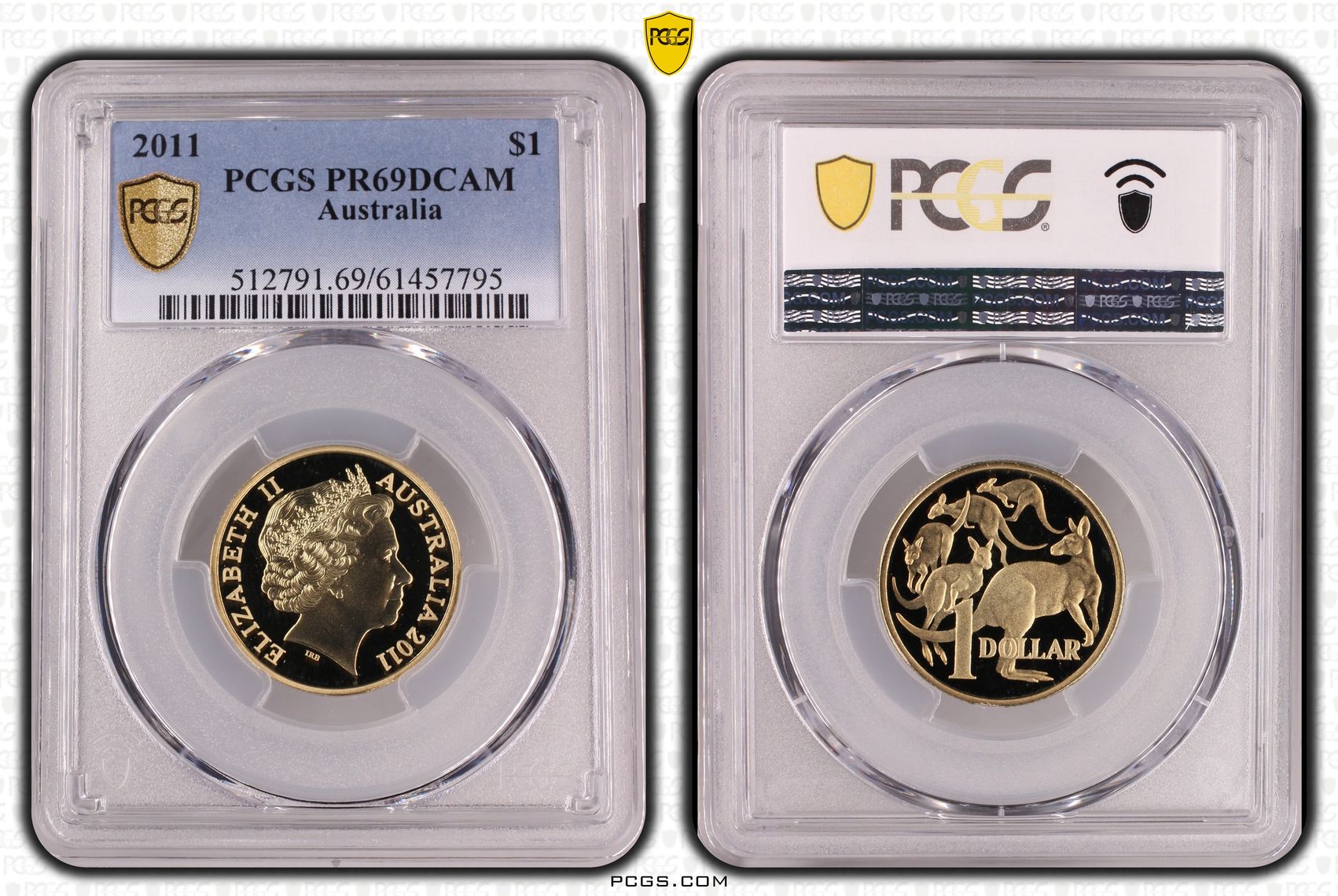 One Dollar, 2011, PCGS PR69DCAM
