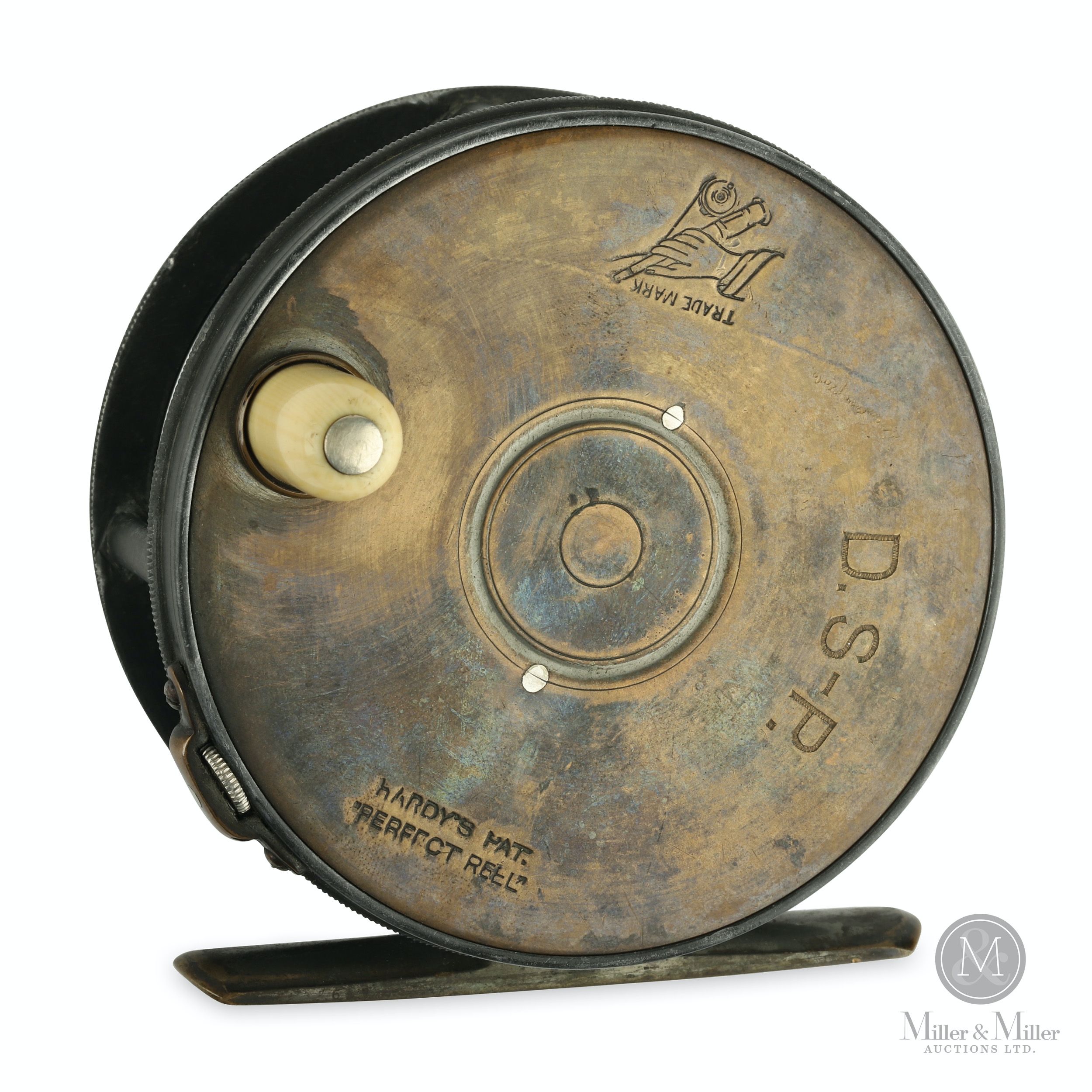 Hardy Bros., Brass Faced Perfect Fly Fishing Reel