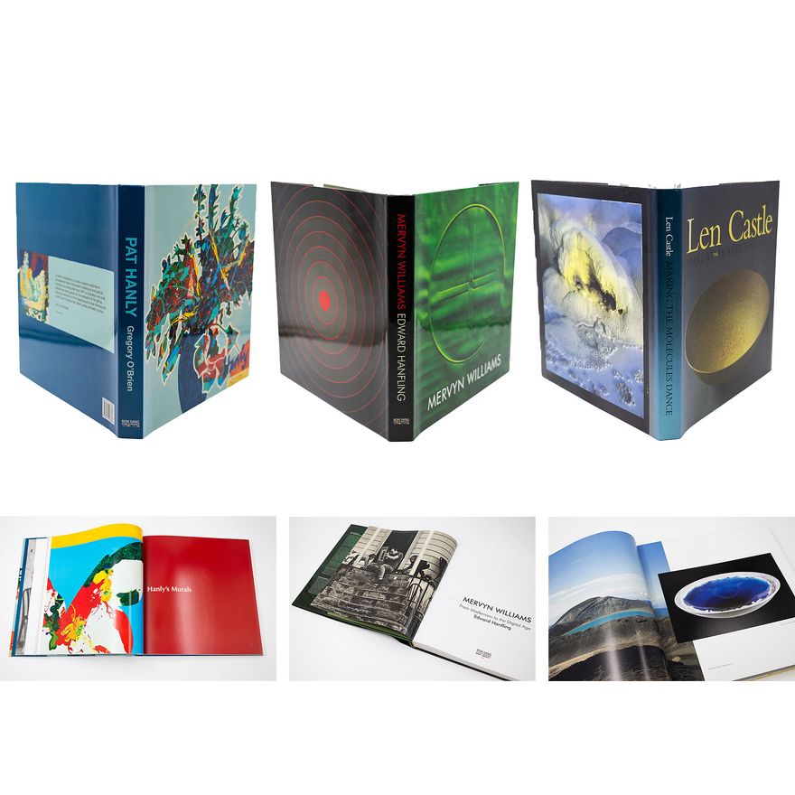 Three New Zealand art books published by Ron Sang