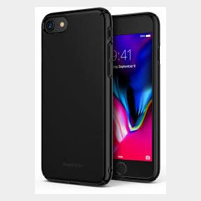 Slim Shockproof Case for iPhone 8/7 - Black - Bar 9900694812846 - 51748/15094