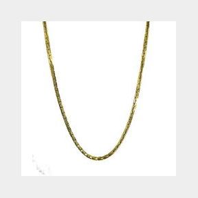 Gold filled Yellow Gold Plated Rectangular Box Chain Necklace --51466/2772 B1 (S5)C