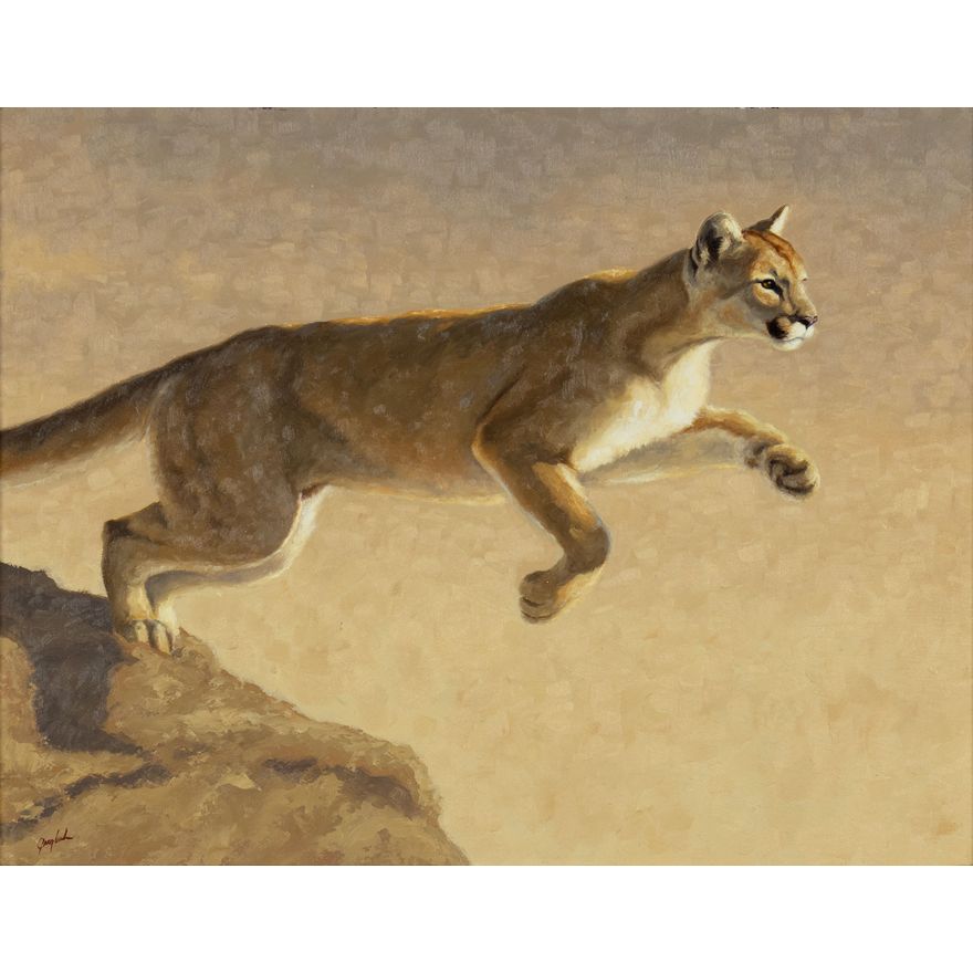Greg Wilson (1962- ): Pouncing Puma