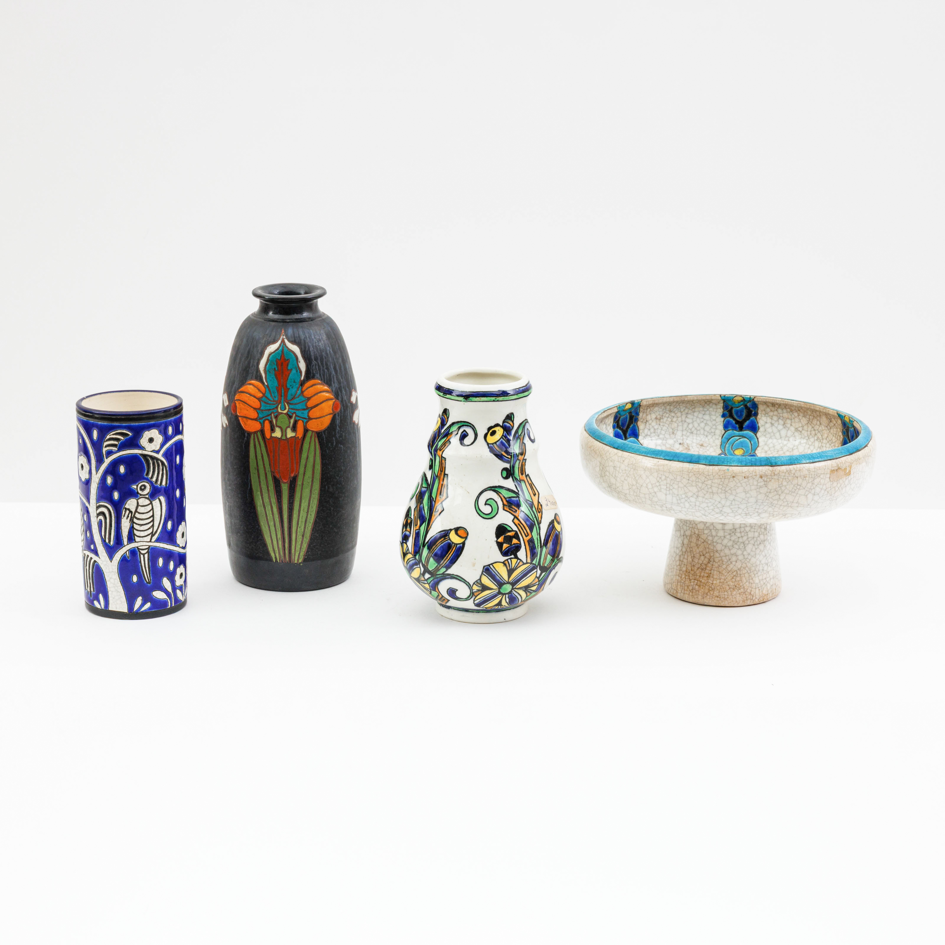 Four pieces. 1. Boch/ Keramis – kavel bij Bernaerts, Antwerp