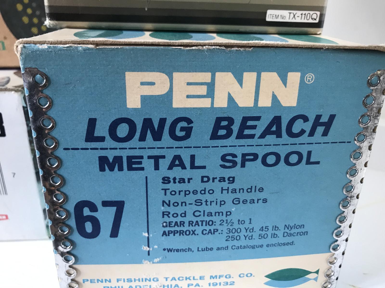 PENN LEVELINE 350M Star Drag Fishing Reel, Original Box & Penn