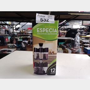 12 PIECES SPICE RACK SET - SPICE DISPENSER BOTTLES