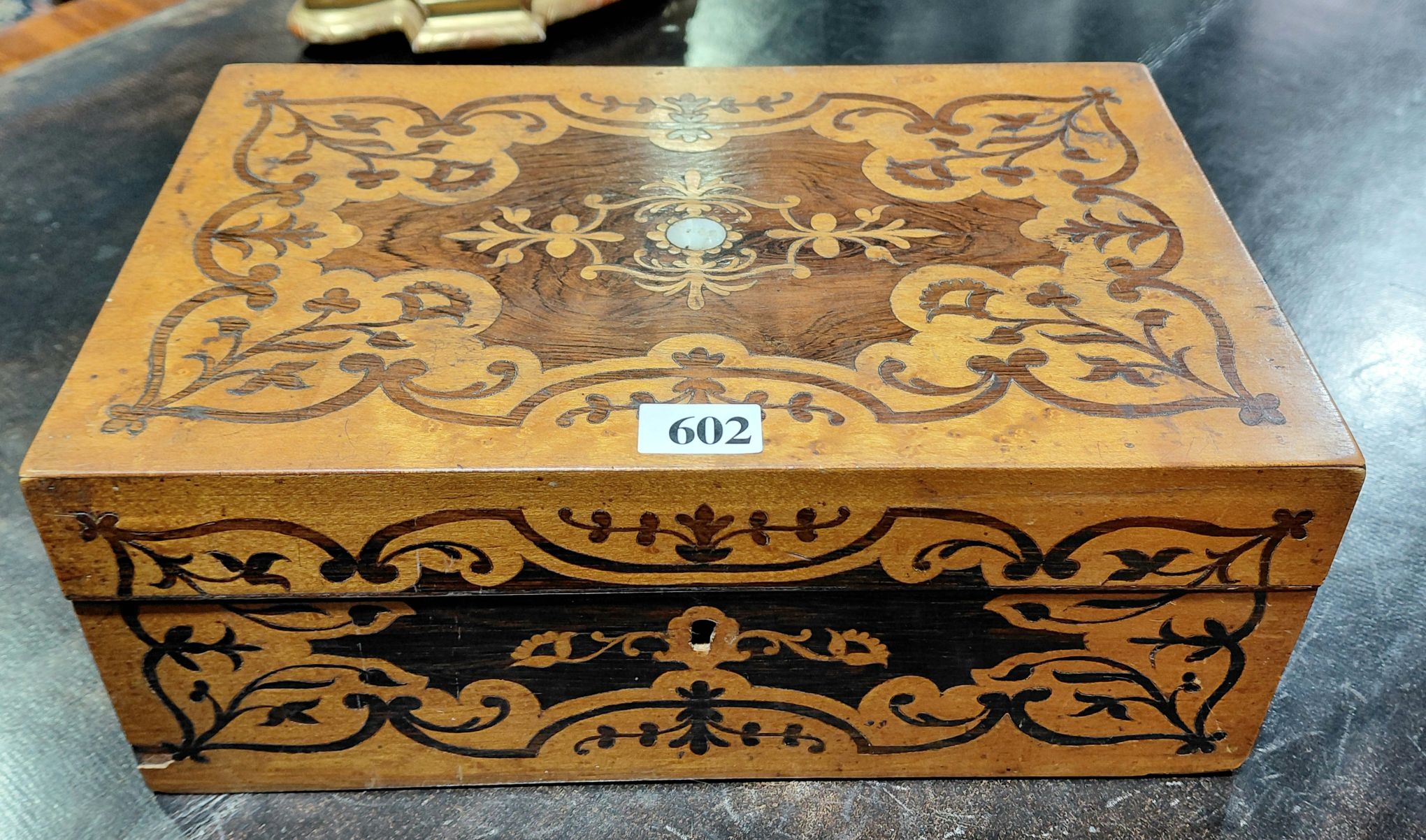 EDWARDIAN STATIONERY BOX