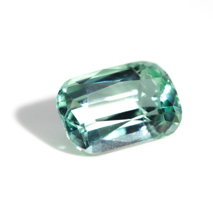 2.47 Carat Cushion Cut Mint Tourmaline