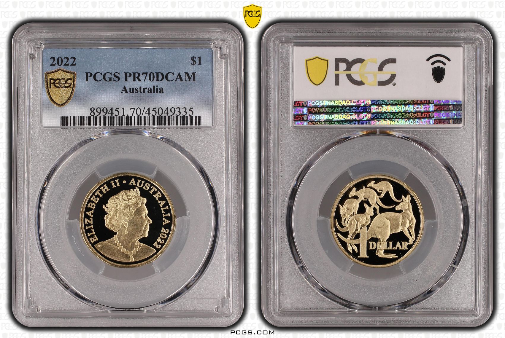 One Dollar, 2022, PCGS PR70DCAM