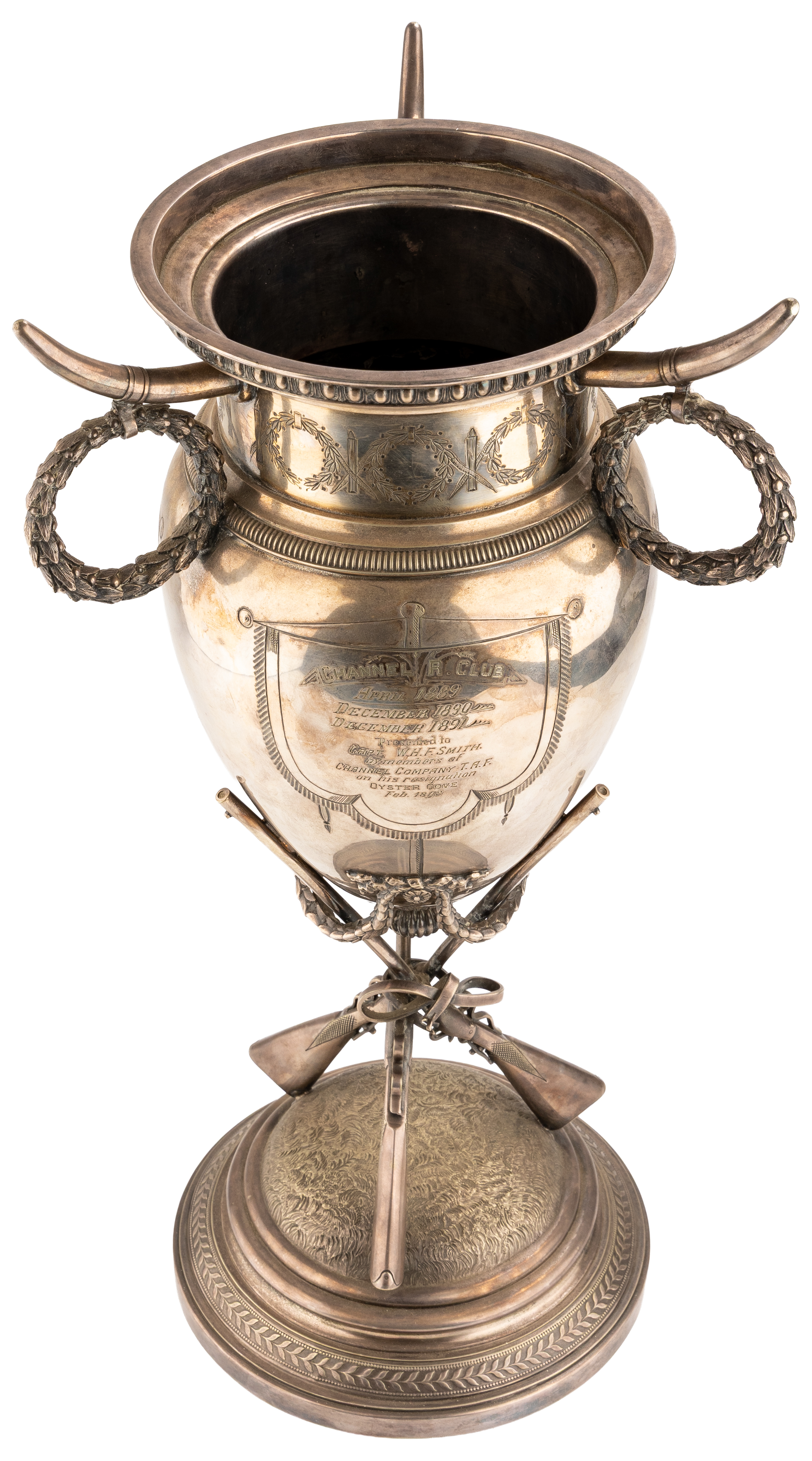 176 · Davies Challenge Cup - Rifle Club Trophy, Tasmania, 1887 - 1891,  EF