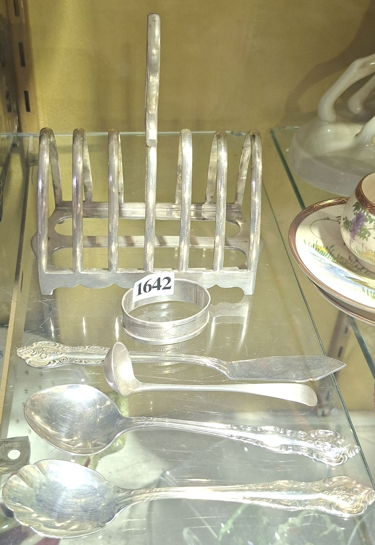 SILVER AND SILVERPLATED FLATWARE