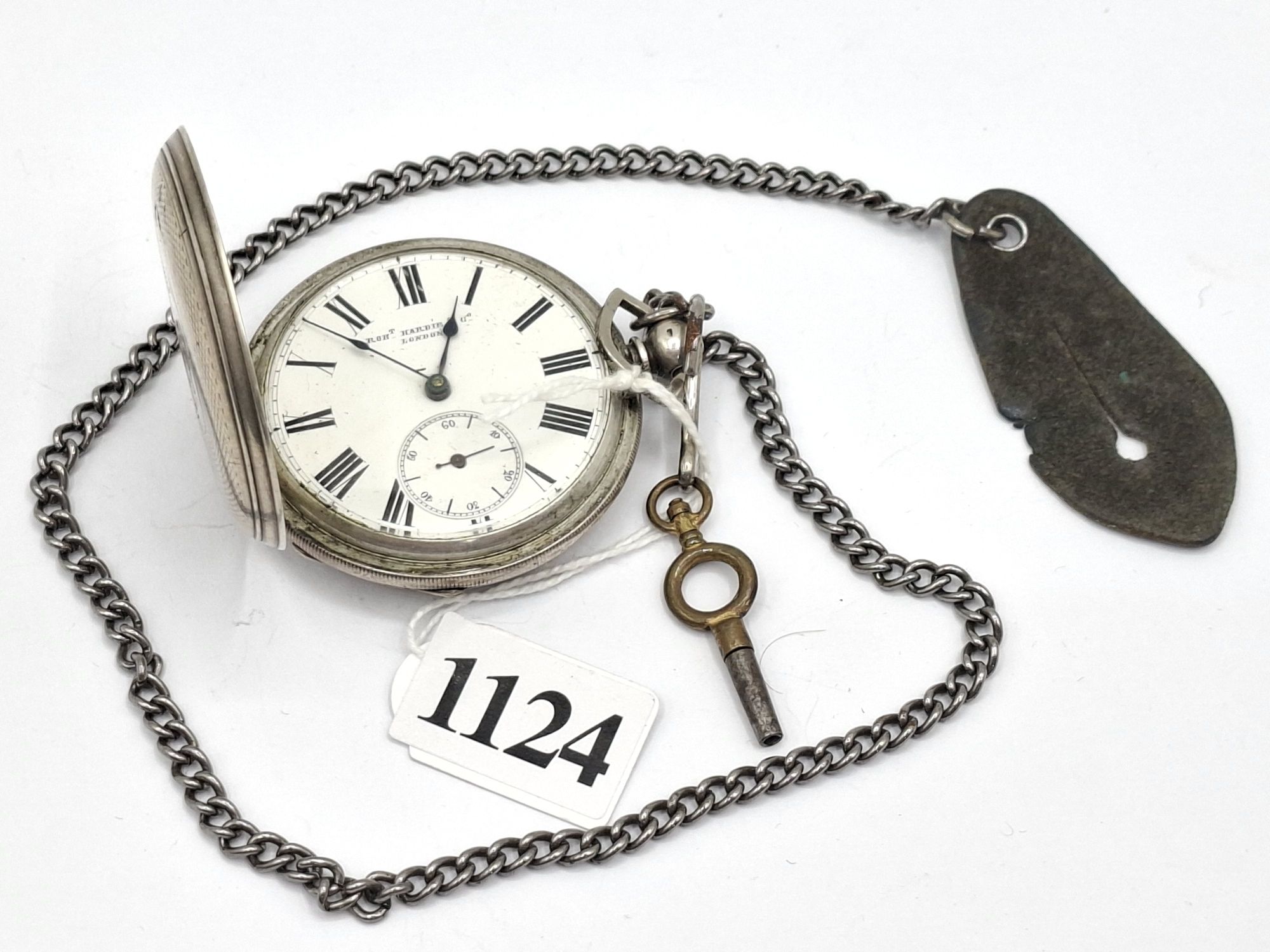1124 · 800 SILVER POCKET WATCH