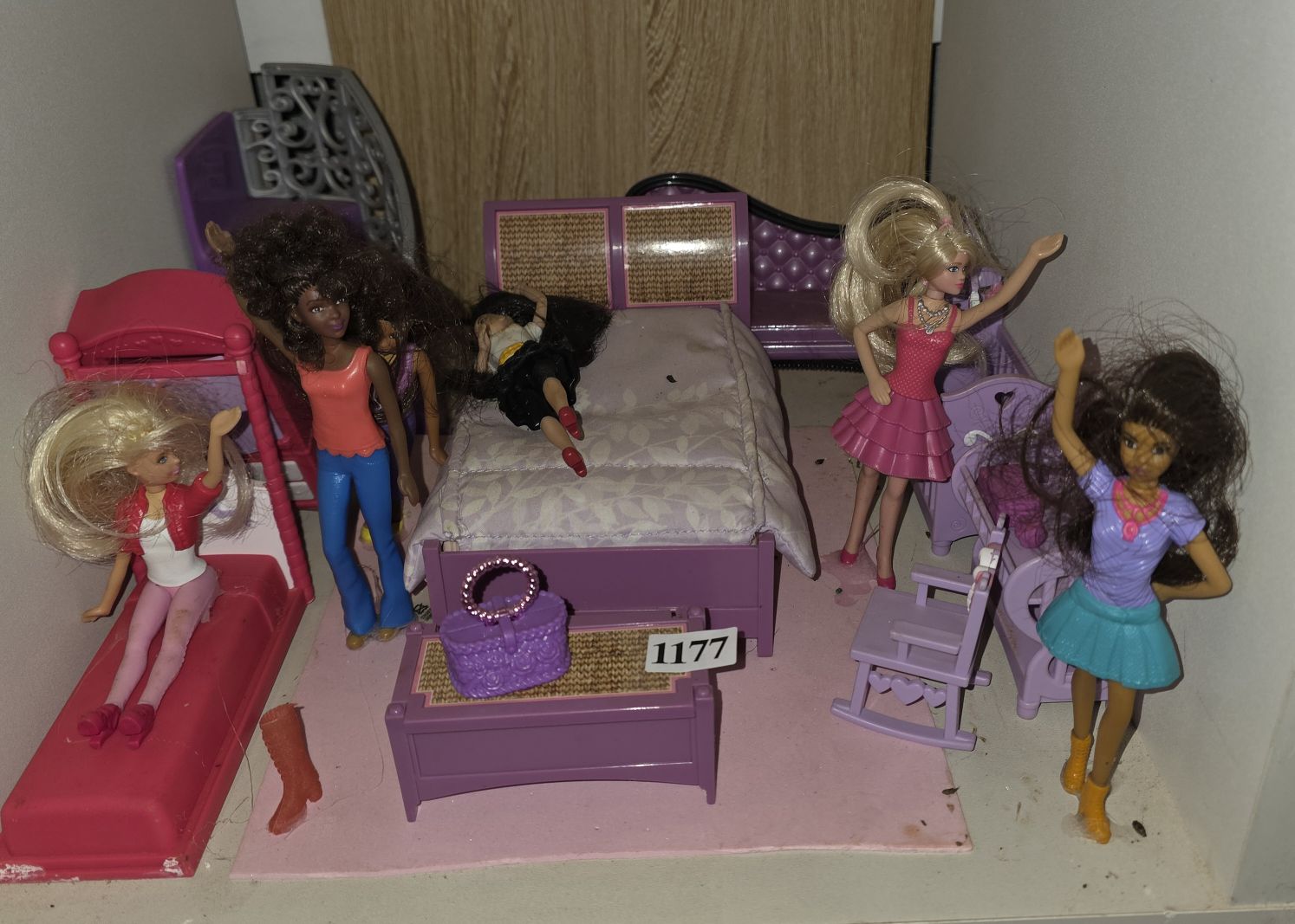 Barbie Dolls And Scenery