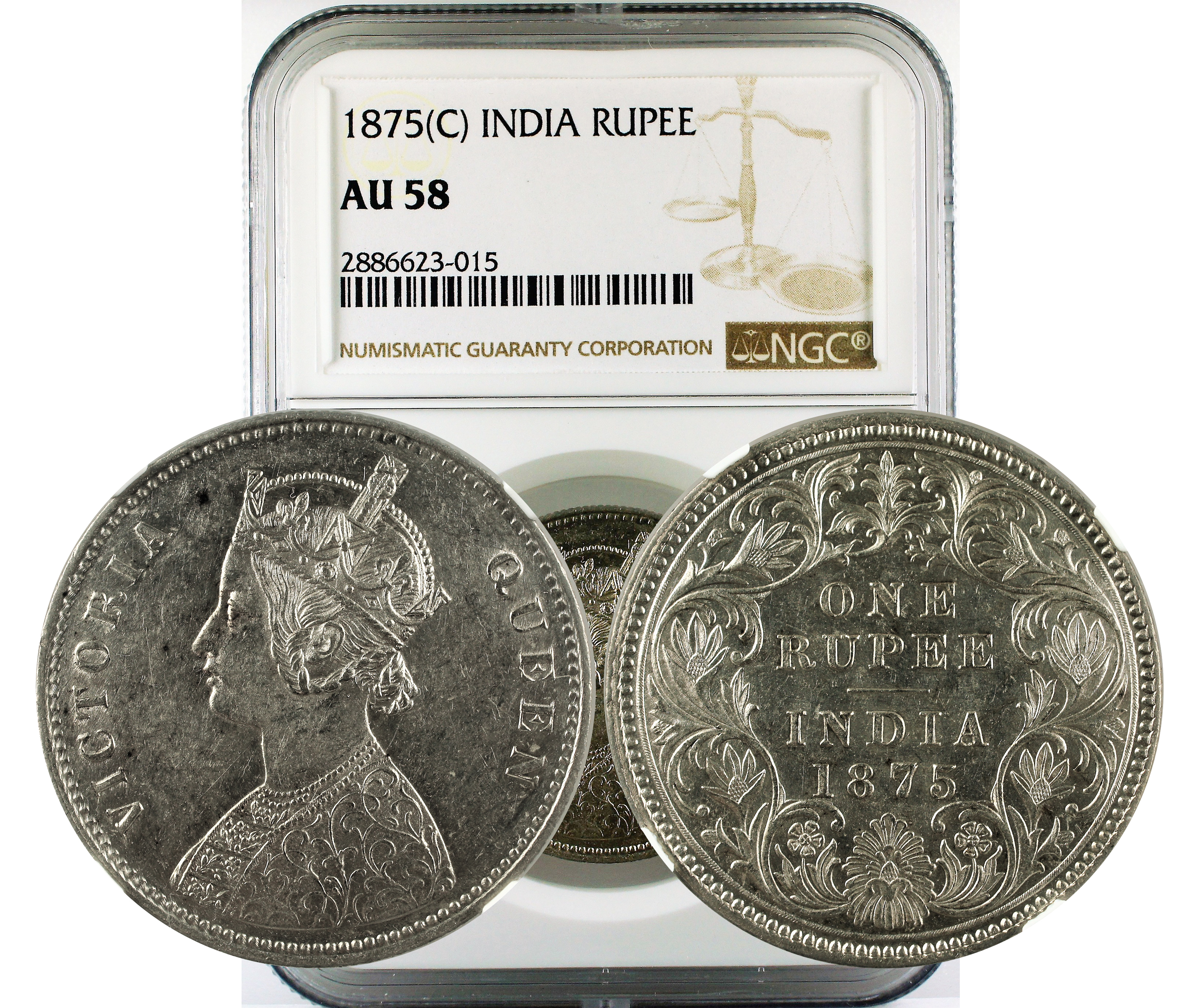 1875(C) INDIA RUPEE AU 58