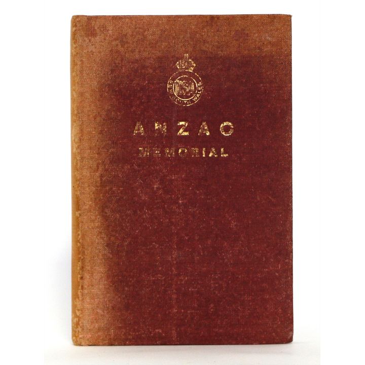 OWEN, R.H. (preface) - Anzac Memorial