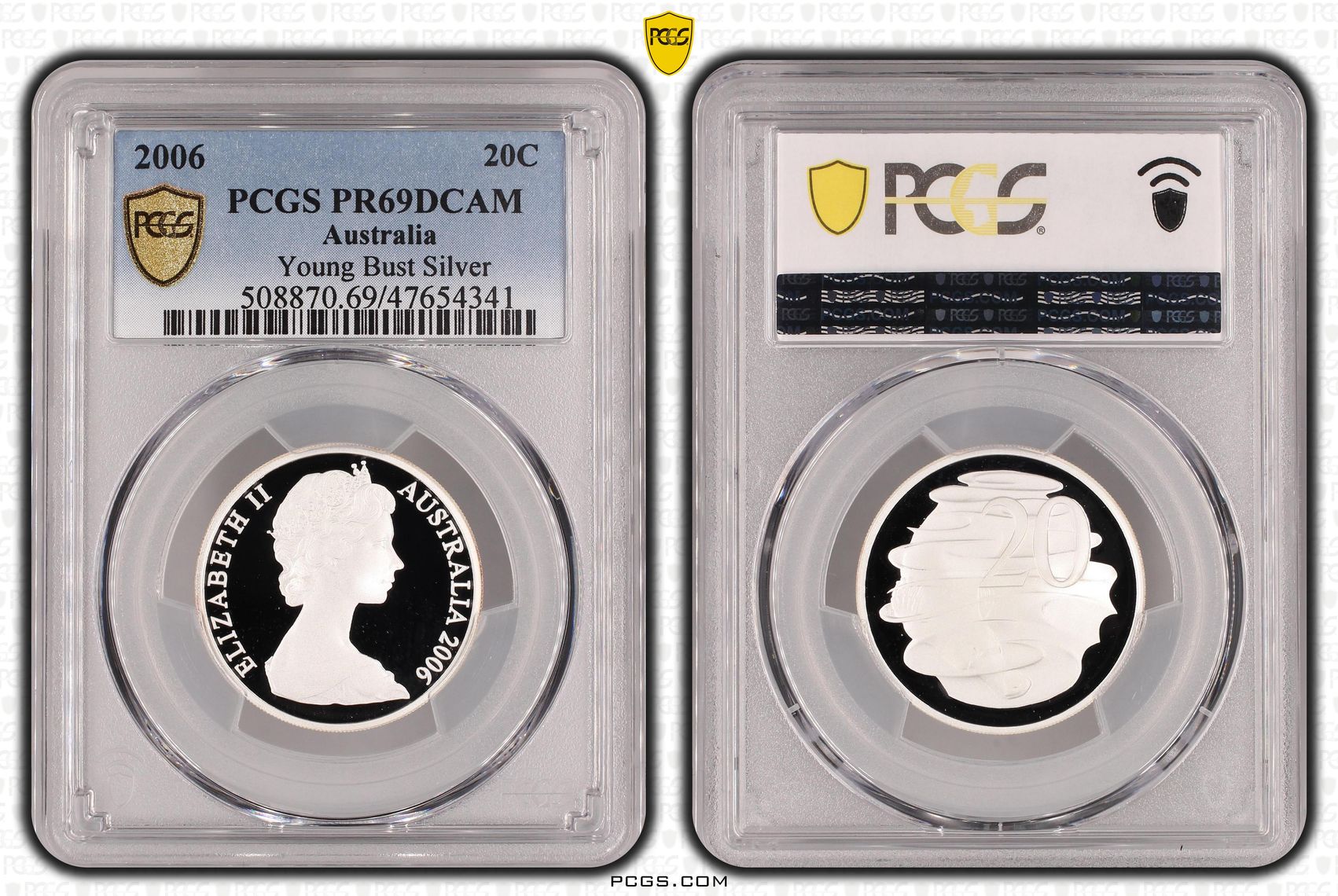 Young Bust Silver , Twenty Cent, 2006, PCGS PR69DCAM