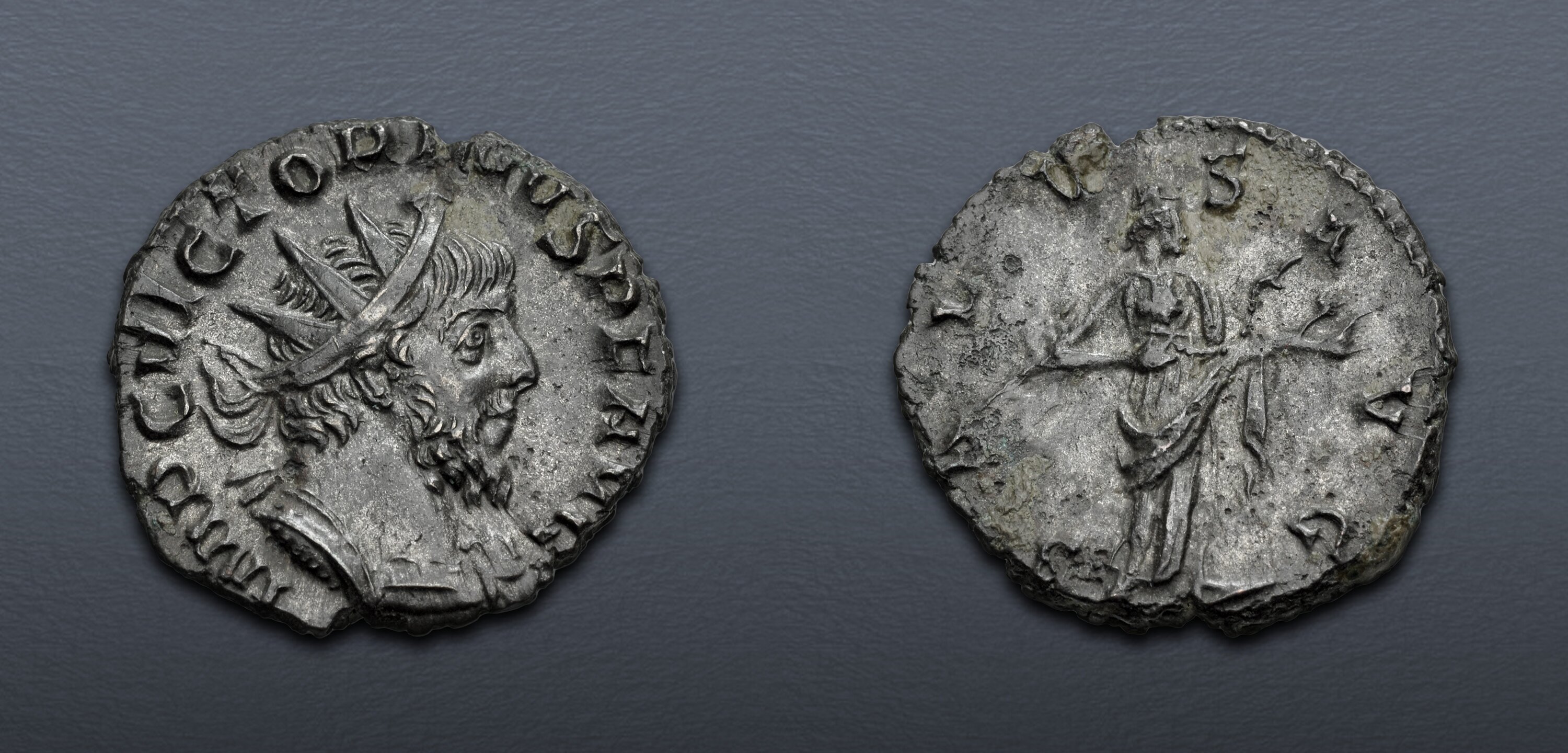 Victorinus. Romano-Gallic Emperor, AD 269-271. Antoninianus (20mm, 3.24 ...
