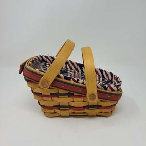 Longaberger 1996 All American Summertime Sleigh Basket #2