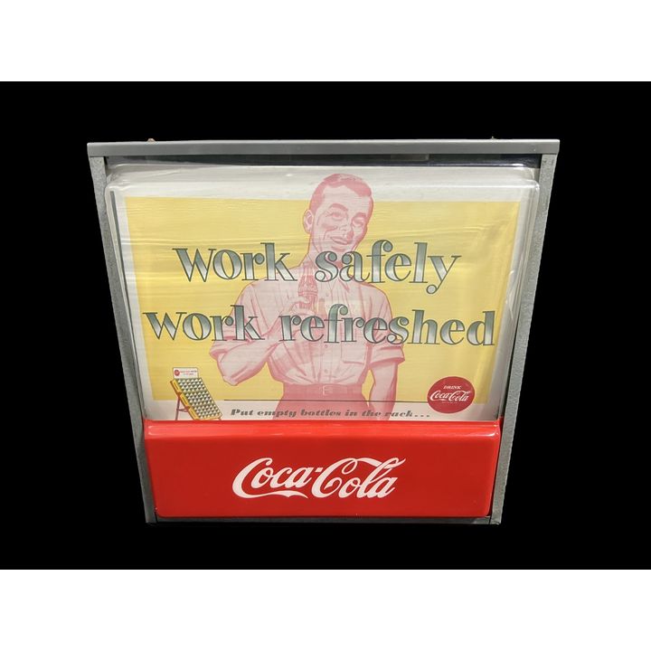 Work Safely Work Refreshed Coca Cola Coke Soda Light Up Display