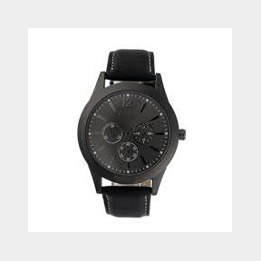 Gunmetal Case 36mm Gunmetal Dial Black Leather Band - Bar 6006992308180 - 51746/1267