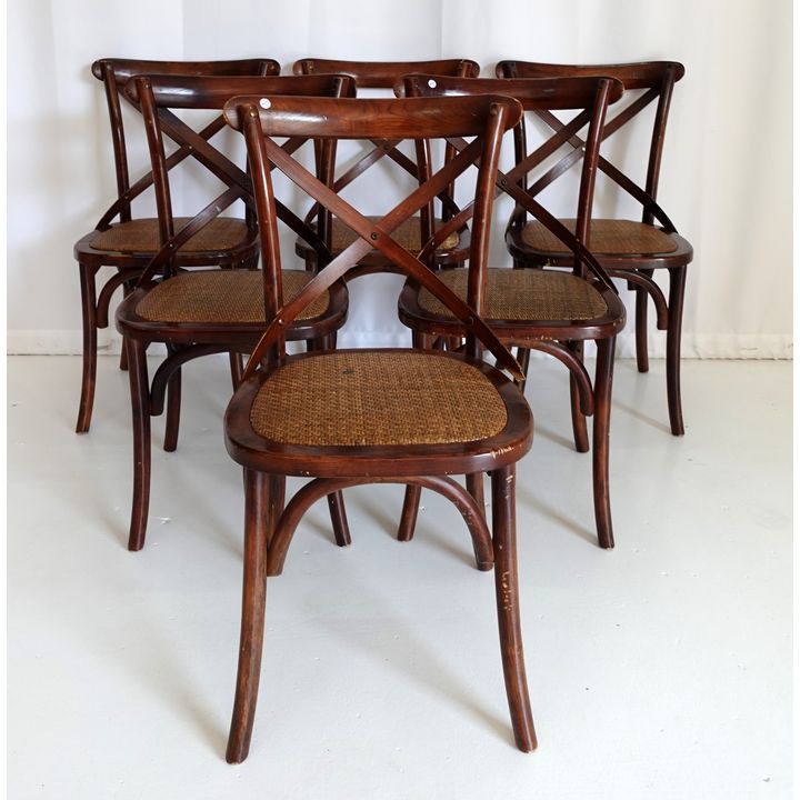 SET OF 6 DINING CHAIRS