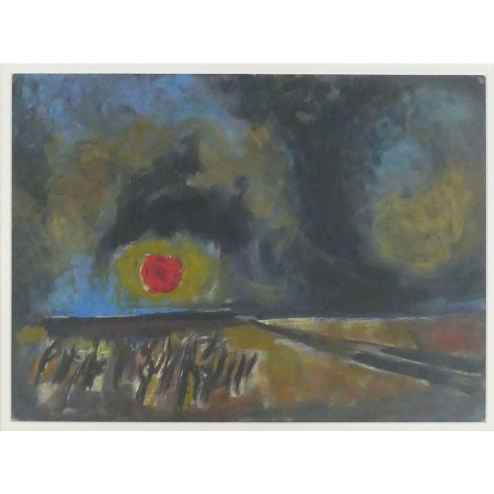 Hank Kowert ''Kansas'' 1951 Watercolor on Paper