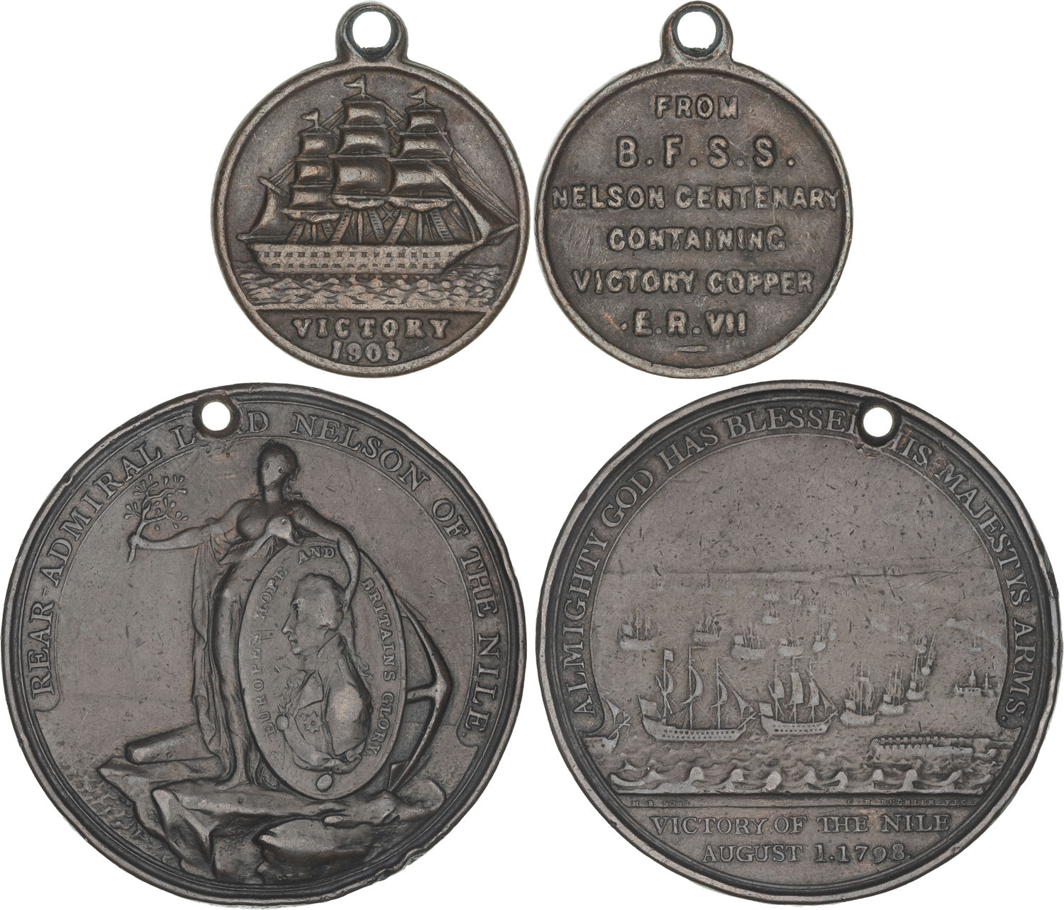 Great Britain, Lord Nelson, Davison's Victory of the Nile, 1798, gF